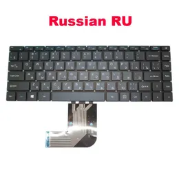 Klawiatura nie do tyłu laptopa w wersji dla MB3181004 XS-HS105 YMS-0177-B Rosyjska Ru Blue Bez ramki