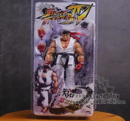 NECA Street Fighter Ken Ryu Guile PVC Figura Modelo Colecionável Toy 18cm C190415014034454