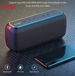 XDOBO x8 60W Przenośne głośniki Bluetooth kompatybilne bass subwoofer bezprzewodowy wodoodporny 6600MAH Funkcja obsługuje TFaux 240419