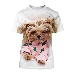 T-shirt Nuovi simpatici animali animali domestici Meme australiano meme 3d stampato da uomo e maglietta per bambini femminili topl2404