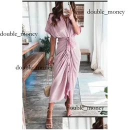 Shirt Dresses for Women Casual Dresses Retail Women Shirt Designer Commuting Plus Size S3xl Long Dress Fashion Forged Face Clothing Drop Delivery Apparel Wom 477