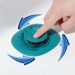 Impostare il filtro del lavello cucina in silicone Filtro Drain cover del tappo per capelli Accessori per scarico del pavimento per scarico del pianto per scarico del pianto