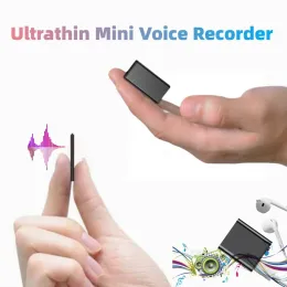 Recorder Powerful UltraThin Mini Sound Recorder Gadget Professional Safety Encryption Discreet Listening Device Portable Mp3 Player Espia