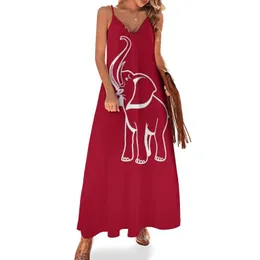 Delta Elephant Sigma Red Theta 2 ärmlös klänning Sexiga korta klänningar Daring Bridesmaid Dress Woman 240426