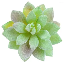 Fiori decorativi decorazioni da giardino decorazione succulenta artificiale finta in miniatura miscelata a più stili di plastica marca di piante in vaso