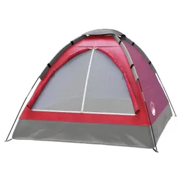 Wakeman Compact 2-Person Camping-Zelt mit Regenfliegen und Tragen der Tasche Red 240422