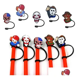 Picie słomy MOQ 100PCS HORROR FILM HALLOWEEN SILE ST STPERS ER DECORS DECORATION PRYTYKA