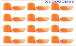 Vida saudável 10000pcs Plugues de orelha laranja Proteção de isolamento de som Tampões para os ouvido Antinise Sleeping for Travel4099385