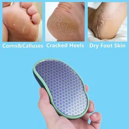 Nano Glasfuß -Scrubber -Fußplattenfeile R Fuß schälen Artefakte Peeling Foot Great Foot Care Pediküre Werkzeuge