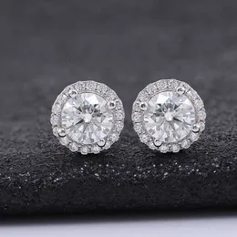 Fashion Stud Earring Women Custom Size Moissanite Earrings Diamond Engagement With Best Quality Boho Jewelry Sterling Silver