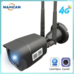 Câmera de vigilância de 5MP WiFi 3G 4G SIM GSM Proteção de segurança ao ar livre Registro CCTV ONVIF IR VISÃO IP66 CAMHI à prova d'água