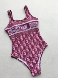 Designer Bikini Damen Sinn Strand Schwimmkleidung Sommer Schwimmanzug sexy Schlinge Muster Badeanzug Hochqualität