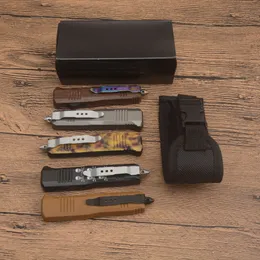 Mały rozmiar C07 Auto Tactical Knife 440C STALOWY BARDE Zn-al-Al-AL STRONY EDC KIESZYCZKA KIERŚCIEŃ CAMPIERA