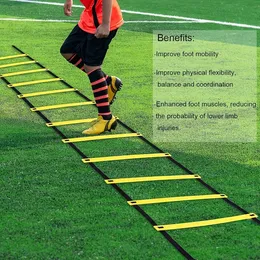 1 PC Speed Training Ladder - Melhore a coordenação do Footwork e Speed 12 Runs - Inclui bolsa 240429