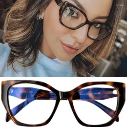 Solglasögon Euro-am Kvinnor Multi-formade fjärilsglasögon Frame55-19-145ITALY PLANK FULLRIM Turkiet Formben Design för recept