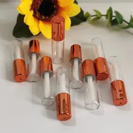 1,2 ml Tubi di lucidalabbra vuoti Plastica portatili Eleganti contenitori di rossetto liquido Mini Bottiglie ricaricabili per viaggi 240425