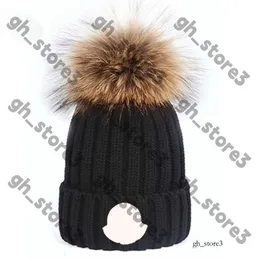Beanie Cap Mens Designer Bucket Hats New Fashion Women Women Winter Winter Beanie Barax Faux Fur Pom Poms Hat Outdoor M-2 181