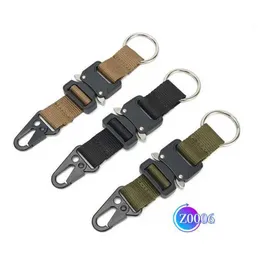 Protective Gears Outdoor Equipment Tactical Accessories Outdoor Sports Keychain Mountaineering Webbing Bag Accessory Camping EDC Supplies Key Ring Bwl AORR