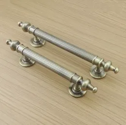 Set antico classico in lega di zinco in legno in legno manici per porte del bagno Balcone per camera da letto mobili per porta scorrevole Hardware Push Pull Handle