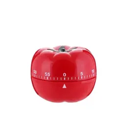 Timers de cozinha Timer de cozinha mecânica criativa forma de tomate para casa 60 minutos Tool de contagem regressiva de alerta entrega por atacado G DHCDE