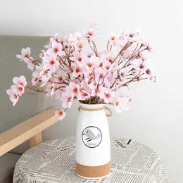 Fiori secchi fiori artificiali ramo lungo ramo sakura garland