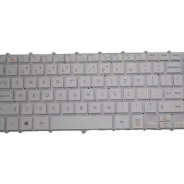 Laptop Keyboard For LG 15Z980 15ZD980 SG-90910-XUA English US White Without Frame Gold Mark