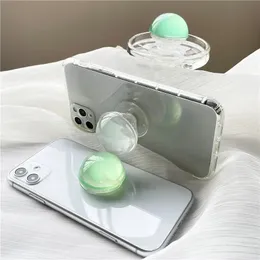 Nuova 2024 Luxury Laser Glitter Crystal Ball Crystal Grip Tok Thok Thopent Socket per iPhone per Samsung Support Telefon Bracket