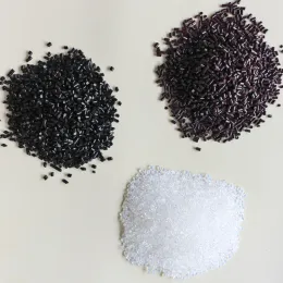 Pense 100g İtalya tutkal boncuklar keratin tutkal granülleri tahıllar saç uzantıları şeffaf kahverengi siyah renk
