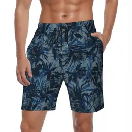 Shorts maschile da bagno flower tropical flower bordo estate retrò simpatici pantaloni corti da uomo sport surf surf veloce tronchi da nuoto