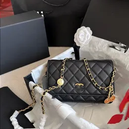 Luxurys23s Woc Designer Bags Beadling Bag Bag Сумка женские кошельки и сумочки Золотая монетная подвеска