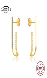 Stud Canner 925 Sterling Sterling 18K Orecchini zirconi creativi CE creativi CZ per donne Piercing Earring Gioielli Pendientes8247650