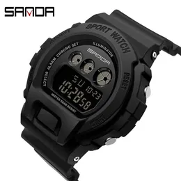 Big Numbers Orologio sportivo da uomo digitale multifunzione con sveglia Chrono 5Bar resistente all'acqua – Risparmio