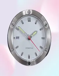 9 цветов Отличные настенные часы 34 см x 5 см из нержавеющей стали Электронная квартальная хроногральная хронографа семейство дома