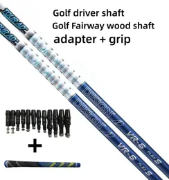 Golf AD VR 56 Drivers Shaft Wood SR R S flexgrafitfri monteringshylsa och grepp 240424