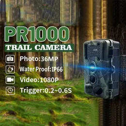 36MP 1080p Camera da caccia a infrarossi CAMUFFAGE MAUFFAGE TRACCAZIONE CAMS WIRELELS SURVENILLANCE CAMERA per l'osservazione 240423