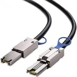 High-quality 2024 New External Mini SAS 26P SFF-8088 to SFF-8088 Data Cable with Male to Male Connectors for Hard Disk Devices