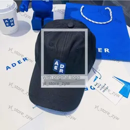 ADER ERROR HAT 2024 NY Square Three Dimensional Letter broderad anka tunga hatt Män och kvinnors minimalistiska baseballhatt 7825