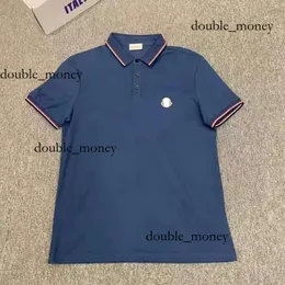 Monclairjacket T Shirt Sports Brand Mens Polo Shirt Monclairjacket Designer Shirts Embroidery Lapel Short-sleeved Tshirt Men Business Monclairjacket Shirt 915