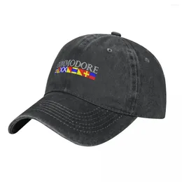 Ball Caps Название дизайна коммодора в морских сигнальных флагах ковбойская шляпа, пешеходные бренд Man Cap Western Hats для женщин мужчин