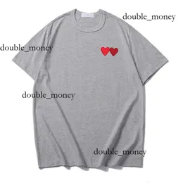 Play Shirts Commes Designer TEE Com Des Garcons PLAY HEART LOGO PRINT T-shirt TEE SIZE Commes Play T Shirt Polo EXTRA LARGE Blue Heart Unisex 42 824