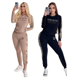 24SS Fashion Women Sport Sport Cuit Fleece Pulover Bants.