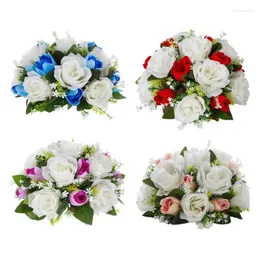 Decorative Flowers Artificial Flower Ball For Table Centerpieces Wedding Party Road Leading Rack Decorations