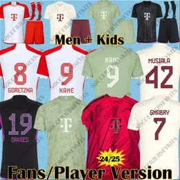 24 25 Bayern Monaco Jersey FC Bayern Trikot 2024 2025 Kit Maillot Camiseta Futbol Bayern Munchen Soccer Soccer Maglie per bambini Kane Musiala Muller Sane Football