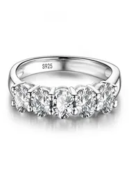 Z CeriCate 925 Srebrny pierścień luksusowe pierścienie cyrkonowe dla kobiet Eternity Obiecaj CZ Crystal Finger Pierścień Wedding Jewelry7920212