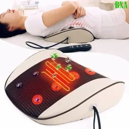 Electric Pulse Body Massager CUSHION MOXIBUSTION VI iviga värme Lumbal midja Traction Airbag Therapy Massage Relief Smärta 240424