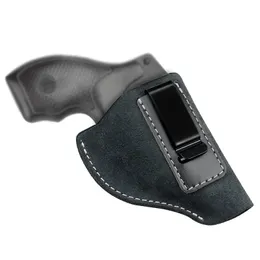 1 pcs Scratch-resistant stealth tactical holster in soft cowhide leather for outdoor sports