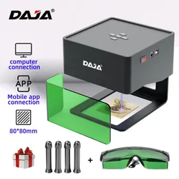 Daja Laserstecher CNC DIY DJ6 Laser -Gravurmaschine 3000 mW Schnell Mini -Marke Drucker Cutter Holzbearbeitung Holz Plastik 240423