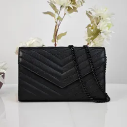 Designers väskor högkvalitativa kaviar clamshell väska plånböcker lyxiga kvinnor plånbok mini purses crossbody designer väska kvinna handväska axlar kuvert handväska 223