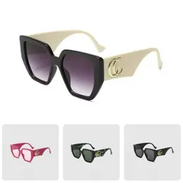Sommardesigner solglasögon män trendiga överdimensionerade kvinnor solglasögon zonnebril glasögon resande modprydnad solglasögon UV 400 MZ147 H4