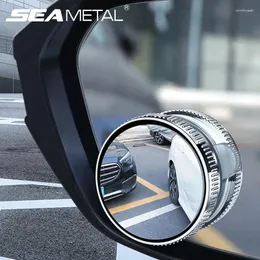 Accessori interni Seametal 2pcs Vista posteriore Specchio posteriore Specchio 6 cm Angolo largo Retroview Spot Blind Assiction Tappone HD Convex per parcheggio sicuro